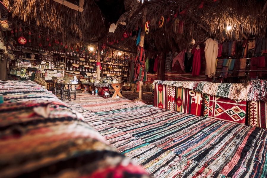 egypt, tent, hurghada, tea, nature, desert, the tent of the bedouin, rug, material, tourist, tourism